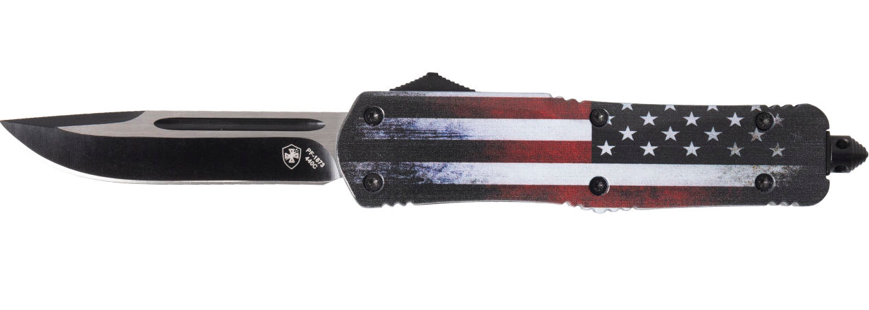 Knives Templar Knife TPL LARGE US FLAG DROP POINT